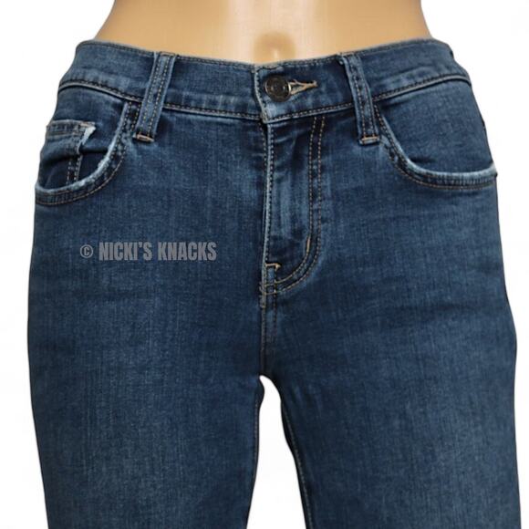 Current Elliott Stiletto Jeans Distressed Low Rise Indie Stretch Denim Size 25 - Picture 3 of 9